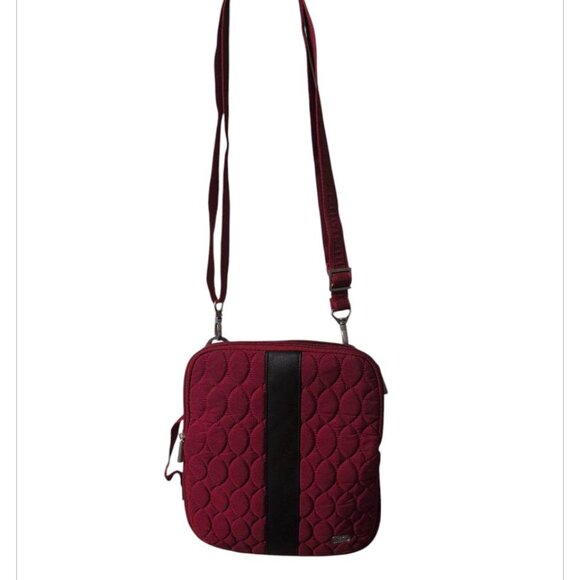 Lug Purse Canter Collection red Crossbody Purse Adjustable Removable Strap Purse - Picture 2 of 7